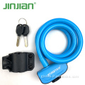 Cable Key Lock New Black hot sale bike bicycle key lock cable Supplier